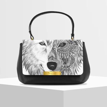 Anto Bag di Gracia P - Fabriqué en Italie - Loup loup Mandala 1