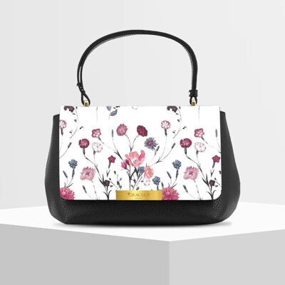 Anto Bag di Gracia P - Made in Italy - A thousand flowers Black