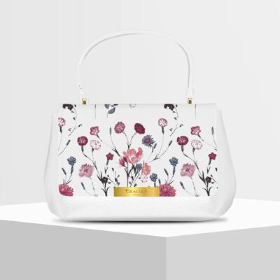 Anto Bag di Gracia P - Made in Italy - A thousand flowers White