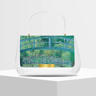 Anto Bag di Gracia P - Made in Italy - Ninfee di Monet White