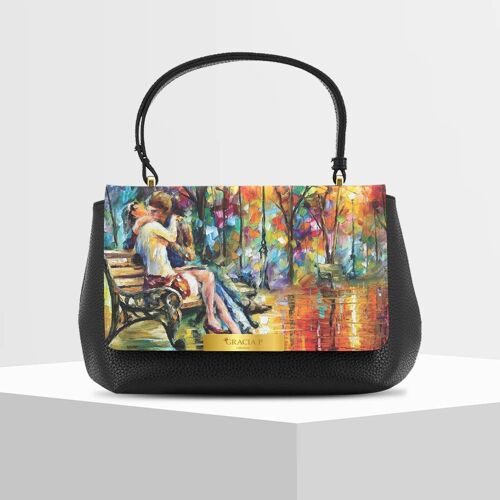 Anto Bag di Gracia P - Made in Italy - Panchina colors love Black