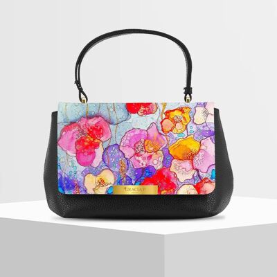 Anto Bag di Gracia P - Made in Italy - Papaveri e spighe