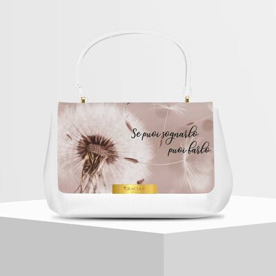 Anto Bag di Gracia P - Made in Italy - Dream White Traumbrause