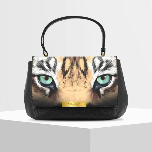 Anto Bag di Gracia P - Made in Italy - Tiger ' s eyes Black