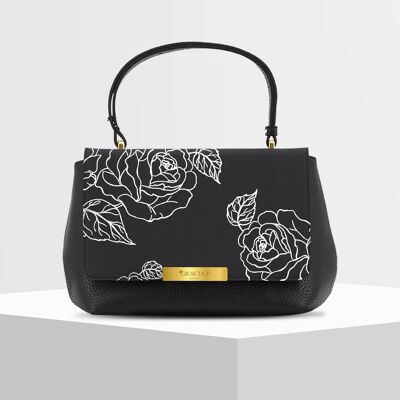 Anto Bag di Gracia P - Made in Italy - Flores blancas flores