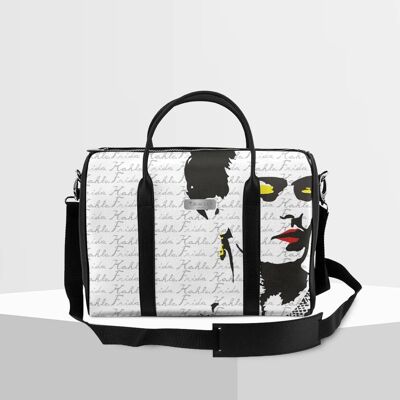 Satchel by Gracia P - trunk -Made in Italy- Frida pop art