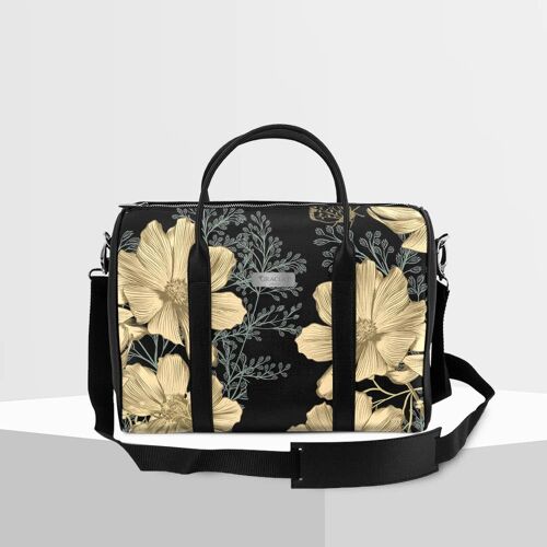 Bauletto di Gracia P - trunk -Made in Italy- Gold flowers