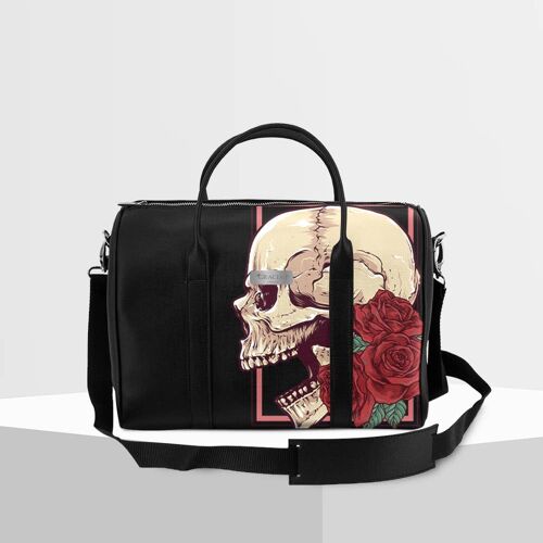 Bauletto di Gracia P - trunk -Made in Italy- Skull rose