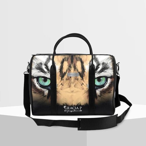 Bauletto di Gracia P - trunk -Made in Italy- Tiger ' s eyes