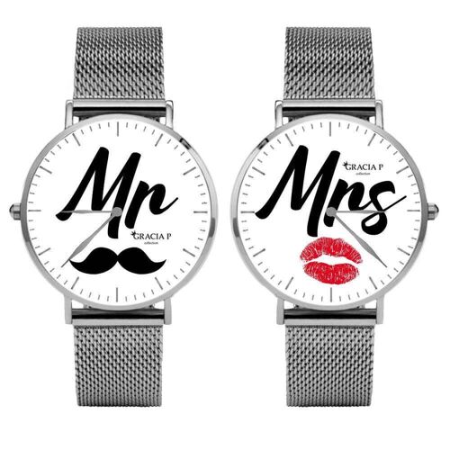 Coppia di Orologi di Gracia P - Watches - ” Mr & Mrs “