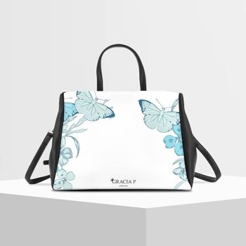 Sac Cukki de Gracia P - Papillons Ciel Blanc 1