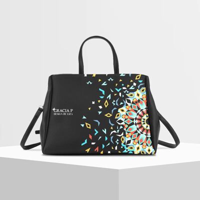 Cukki Bag by Gracia P - Black Mosaic