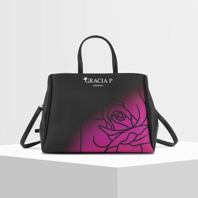 Cukki Bag by Gracia P - Purple Flower