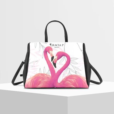 Cukki Tasche von Gracia P - Weißer Flamingo
