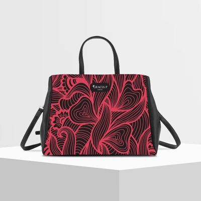 Cukki Bag by Gracia P - Abstract Flower
