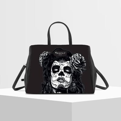 Cukki Bag by Gracia P - Lady Skull Rose