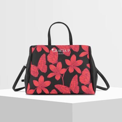 Cukki Bag von Gracia P - Made in Italy - Schmetterlinge und Blumen
