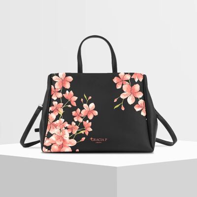 Cukki Bag by Gracia P - Made in Italy - Sweet flowers coral