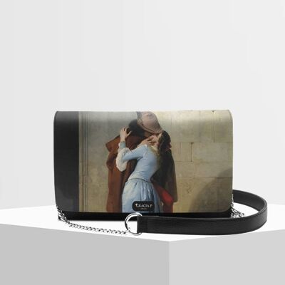Isa Bag by Gracia P - Made in Italy - The kiss by Hayez