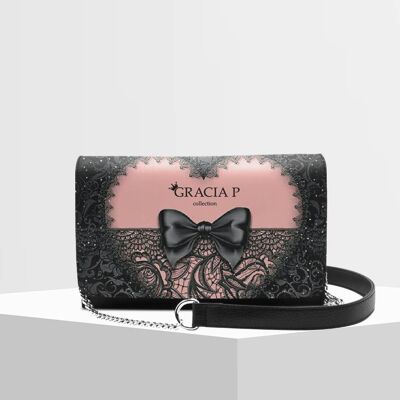 Isa Bag di Gracia P - Made in Italy - Love embroidery effect
