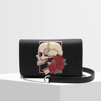 Isa Bag di Gracia P - Made in Italy - Skull love rose
