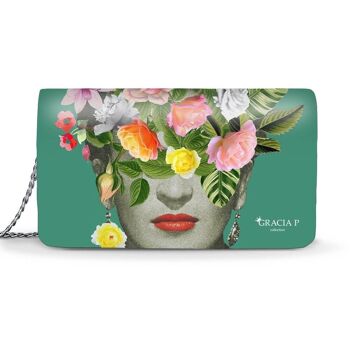 Lady Bag de Gracia P - Fabriqué en Italie - Fleurs Frida 1