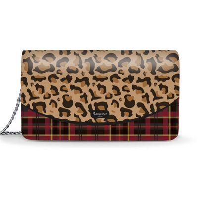 Damentasche von Gracia P - Made in Italy - Schottischer Leopard