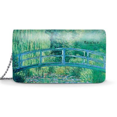 Lady Bag by Gracia P - Made in Italy - Monet's Water Lilies
