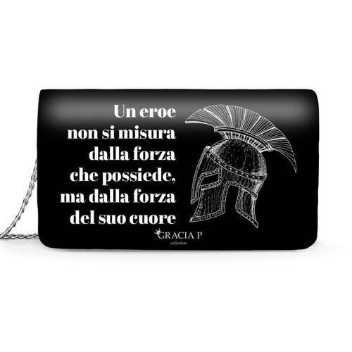 Lady Bag di Gracia P - Made in Italy - Phrase Cartoon Frase Hercules