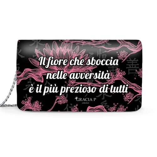 Lady Bag di Gracia P - Made in Italy - Phrase Cartoon Frase Mulan
