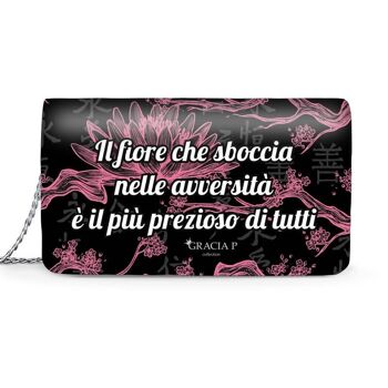 Lady Bag di Gracia P - Fabriqué en Italie - Phrase Cartoon Phrase Mulan 1