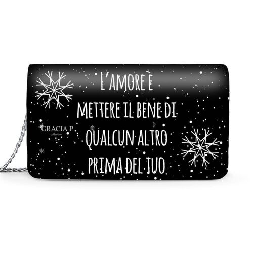 Lady Bag di Gracia P - Made in Italy - Phrase Cartoon Frase Olaf