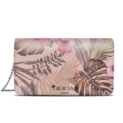 Lady Bag di Gracia P - Made in Italy - Pink palms