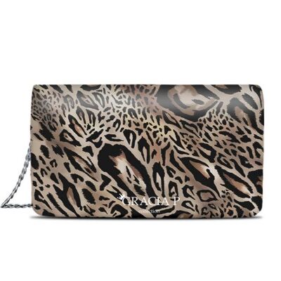 Lady Bag by Gracia P - Made in Italy - Real Leopard