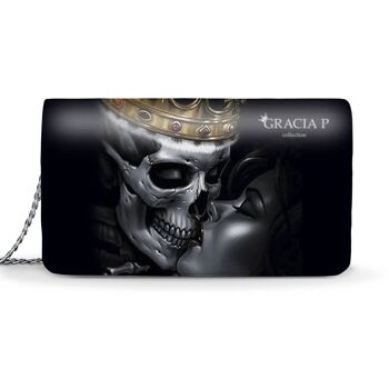 Lady Bag de Gracia P - Fabriqué en Italie - Skull kiss love 1