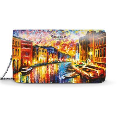 Damentasche von Gracia P - Made in Italy - Venedig-Farben Venedig
