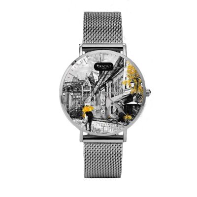 Orologio di Gracia P - Watch - City vintage Light Silver