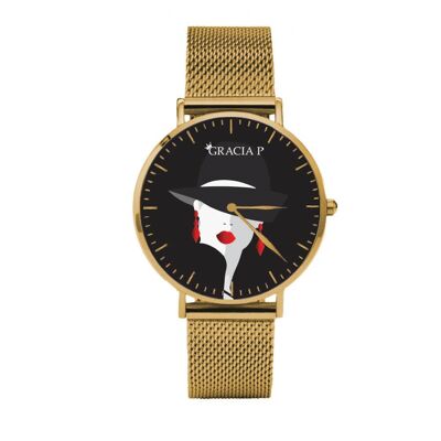 Gracia P - Reloj - Class lady Reloj dorado