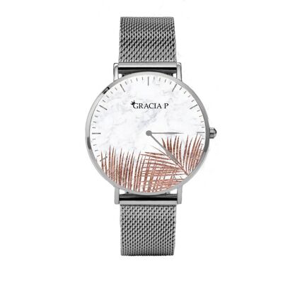 Gracia P - Watch - White marble effect