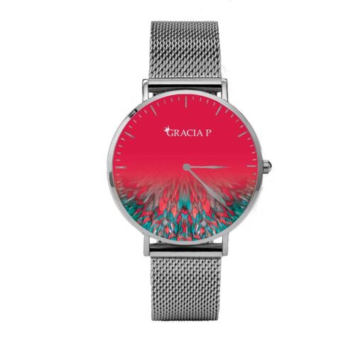Orologio di Gracia P - Watch - Fenice rossa red fenix Light Silver