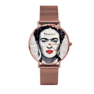 Gracia P - Reloj - Reloj Frida oro rosa blanco