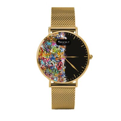 Orologio di Gracia P - Watch - Graffiti Gold