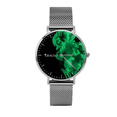 Gracia P - Reloj - Reloj Green smoke Light Silver