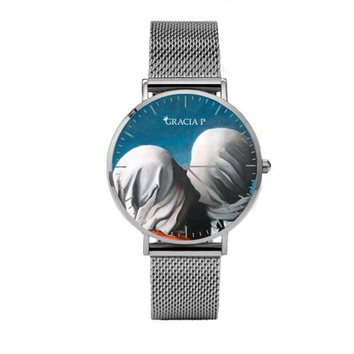 Orologio di Gracia P - Watch - Il bacio degli amanti Light Silver
