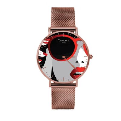 Gracia P - Reloj - Reloj Lady fashion Rose Gold