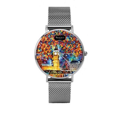 Reloj Gracia P - Reloj - London colors Plata Claro