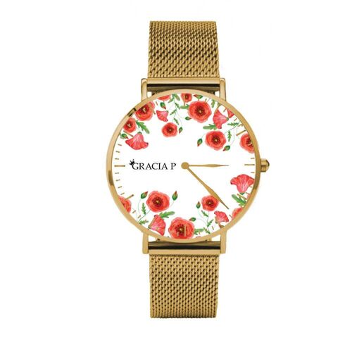 Orologio Gracia P - Papaveri Gold