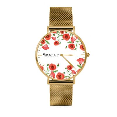 Reloj Gracia P - Papaveri Gold