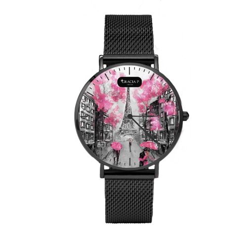 Orologio Gracia P - Parigi Vintage eiffel paris Dark Silver