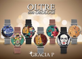 Horloge Gracia P - Couleurs Quadro Argent clair 3